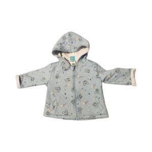 Disney Baby Mickey Mouse Quilted Hoodie Light Blue Size 18m
